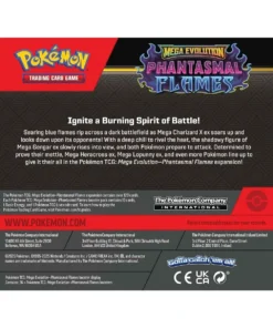 Pokemon TCG: Mega Evolution Phantasmal Flames Booster Display Box (36 Packs) ENG 7 P10347 10 10190 119 04 - Pokemon TCG