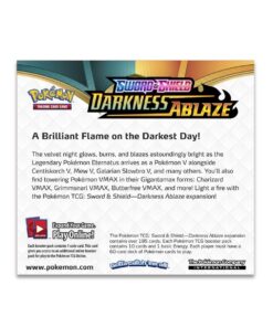 Alternative view of Pokemon TCG Sword and Shield Darkness Ablaze Booster Display Box (36 Packs) ENG