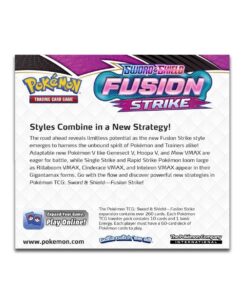 Alternative view of Pokemon TCG Sword and Shield Fusion Strike Booster Display Box (36 Packs) ENG