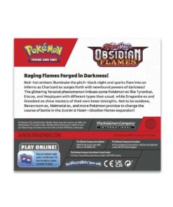 Alternative view of Pokemon TCG Scarlet and Violet Obsidian Flames Booster Display Box (36 Packs) ENG