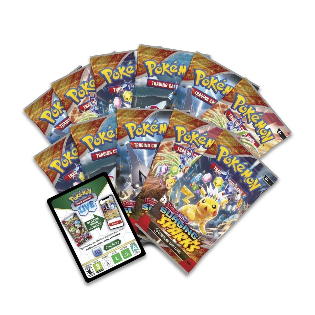 Pokemon TCG Scarlet and Violet Surging Sparks Pokemon Center Elite Trainer Box ENG 4 Pokemon TCG Scarlet and Violet Surging Sparks Pokemon Center Elite Trainer Box ENG - Image 4