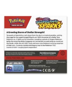 Alternative view of Pokemon TCG Scarlet and Violet Surging Sparks Booster Display Box (36 Packs) ENG