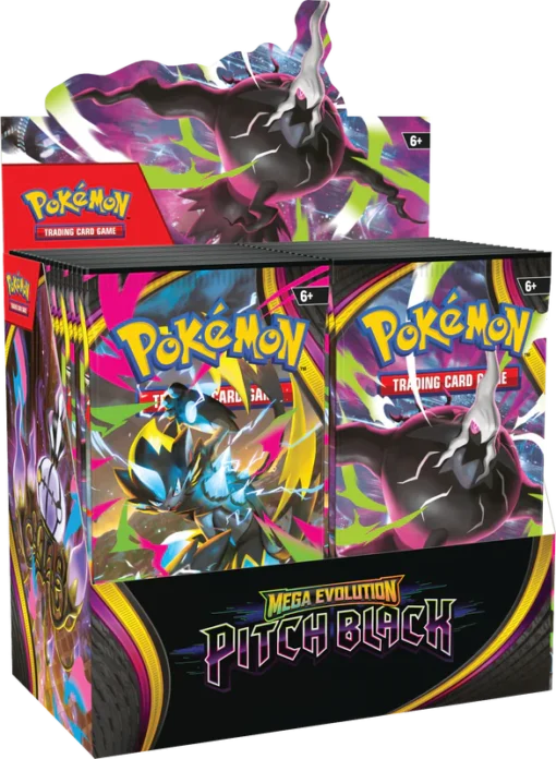 Pokemon TCG Mega Evolution ME05 Pitch Black Booster Box Display ENG